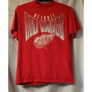 Competitor Vintage 90'S Detroit Red Wings Mens T-shirt Size Large